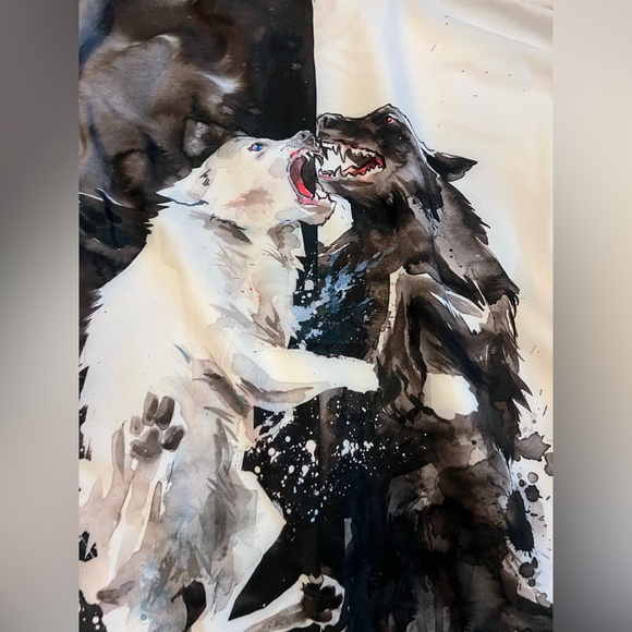 🖤EUC🤍 Blackmilk Lora Zombie Wolf Hoodie - Picture 4 of 8